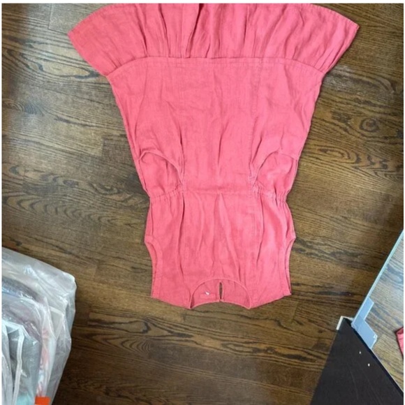 Anthropologie Maxi Dress XL Black, Pink, Red, Orange, Peach - Picture 8 of 13